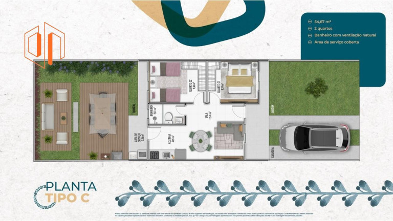 Imagem Casa com 2 Quartos à Venda, 53 m² em Campo Largo Da Roseira - São José Dos Pinhais Imagem Casa com 2 Quartos à Venda, 53 m² em Campo Largo Da Roseira - São José Dos Pinhais