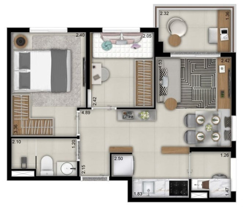 Imagem Apartamento com 2 Quartos à Venda, 40 m² em Perdizes - São Paulo