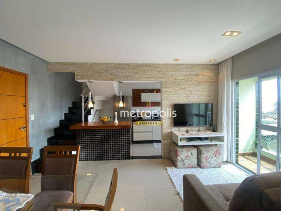Imagem Cobertura com 2 Quartos à Venda, 156 m² em Nova Gerti - São Caetano Do Sul