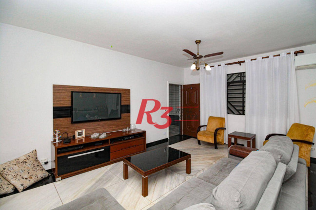 Imagem Casa com 4 Quartos à Venda, 203 m² em Campo Grande - Santos Imagem Casa com 4 Quartos à Venda, 203 m² em Campo Grande - Santos