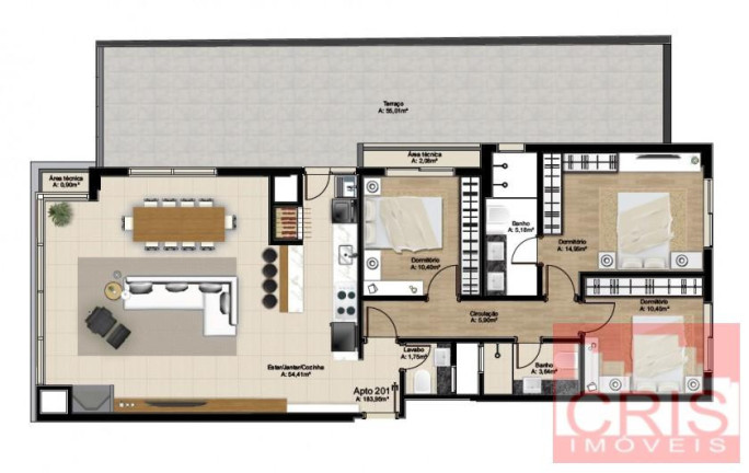 Imagem Apartamento com 3 Quartos à Venda, 128 m² em São Francisco - Bento Gonçalves Imagem Apartamento com 3 Quartos à Venda, 128 m² em São Francisco - Bento Gonçalves