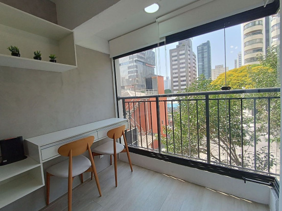 Imagem Apartamento com 1 Quarto para Alugar, 25 m² em Campo Belo - São Paulo