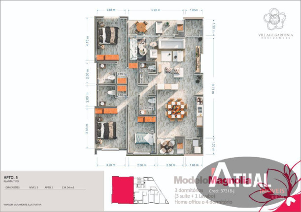 Imagem Apartamento com 2 Quartos à Venda, 65 m² em Nova Gardênia - Atibaia