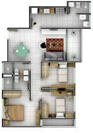 Imagem Apartamento com 3 Quartos à Venda, 78 m² em Monte Castelo Imagem Apartamento com 3 Quartos à Venda, 78 m² em Monte Castelo