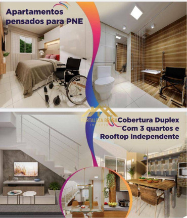 Imagem Imóvel com 2 Quartos à Venda, 49 m² em Quintino Cunha - Fortaleza