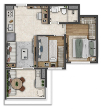 Imagem Apartamento com 2 Quartos à Venda, 47 m² em Penha De França - São Paulo