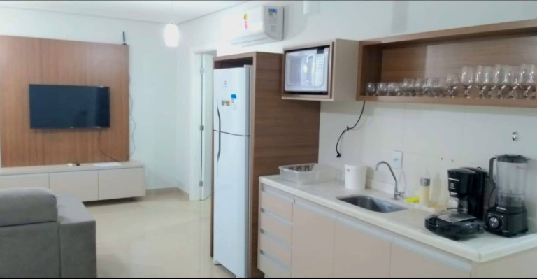 Imagem Apartamento com 1 Quarto para Temporada, 43 m² em Cuiabá Imagem Apartamento com 1 Quarto para Temporada, 43 m² em Cuiabá
