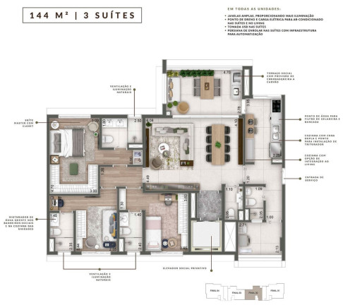 Imagem Apartamento com 3 Quartos à Venda, 166 m² em Perdizes - São Paulo Imagem Apartamento com 3 Quartos à Venda, 166 m² em Perdizes - São Paulo