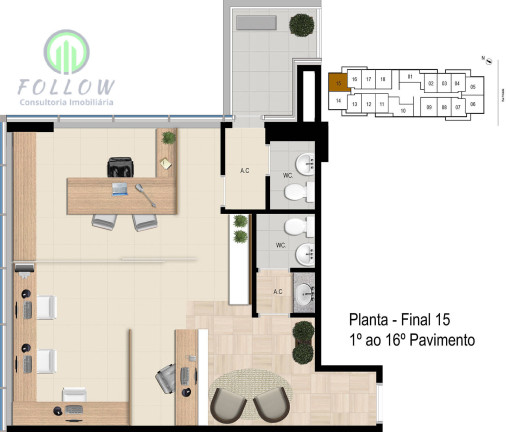 Imagem Sala Comercial à Venda, 42 m² em Bethaville I - Barueri Imagem Sala Comercial à Venda, 42 m² em Bethaville I - Barueri