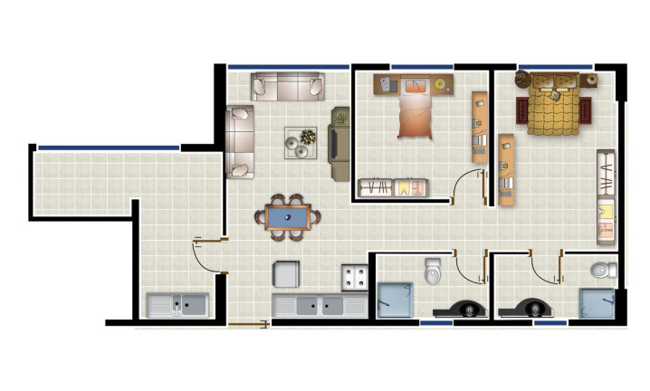 Imagem Imóvel com 2 Quartos à Venda, 42 m² em Campo Grande - Recife Imagem Imóvel com 2 Quartos à Venda, 42 m² em Campo Grande - Recife