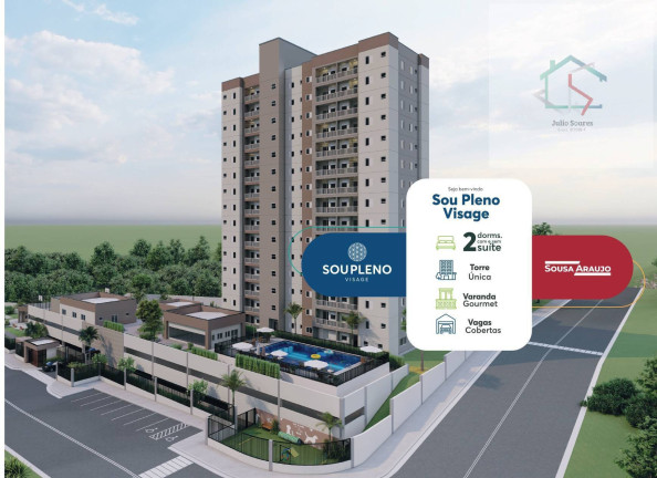 Apartamento com 2 Quartos à Venda,  em Hortolândia