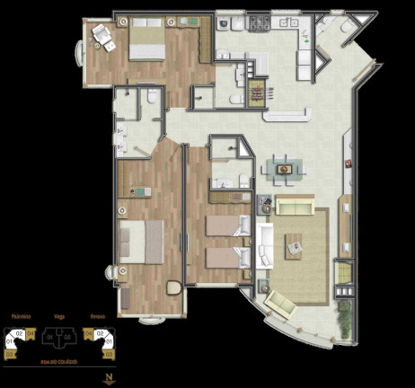 Imagem Apartamento com 3 Quartos à Venda, 179 m² em Centro - Gramado