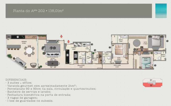 Imagem Apartamento com 3 Quartos à Venda, 138 m² em Barra Da Tijuca - Rio De Janeiro