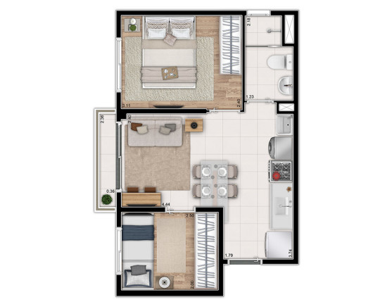 Imagem Apartamento com 2 Quartos à Venda, 33 m² em Freguesia Do ó - São Paulo Imagem Apartamento com 2 Quartos à Venda, 33 m² em Freguesia Do ó - São Paulo