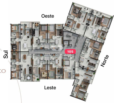Imagem Apartamento com 1 Quarto à Venda, 39 m² em João Paulo - Florianópolis