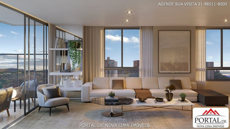 Imagem Apartamento com 4 Quartos à Venda, 199 m² em Vila Da Serra - Nova Lima