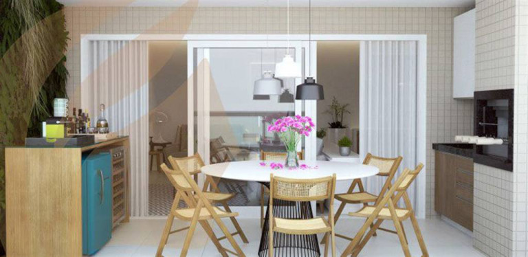 Apartamento com 2 Quartos à Venda, 93 m² em Aviação - Praia Grande