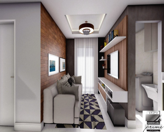 Imagem Apartamento com 2 Quartos à Venda, 54 m² em Wanel Ville - Sorocaba Imagem Apartamento com 2 Quartos à Venda, 54 m² em Wanel Ville - Sorocaba