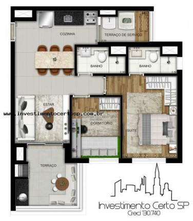 Imagem Apartamento com 2 Quartos à Venda, 63 m² em Butantã - São Paulo Imagem Apartamento com 2 Quartos à Venda, 63 m² em Butantã - São Paulo