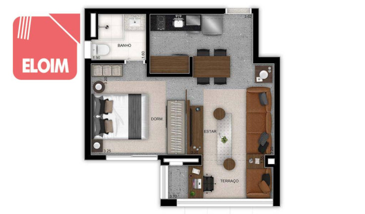 Imagem Apartamento com 1 Quarto à Venda, 40 m² em Jardins - São Paulo Imagem Apartamento com 1 Quarto à Venda, 40 m² em Jardins - São Paulo