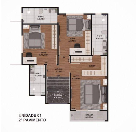 Imagem Sobrado com 3 Quartos à Venda, 133 m² em Capão Raso - Curitiba