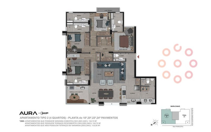 Imagem Apartamento com 4 Quartos à Venda, 185 m² em Santo Agostinho - Belo Horizonte