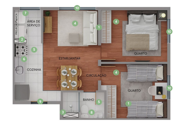 Imagem Imóvel com 2 Quartos à Venda, 42 m² em Monjolos - São Gonçalo