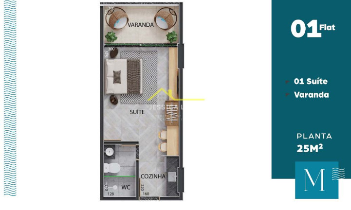 Imagem Apartamento com 1 Quarto à Venda, 25 m² em Bessa - João Pessoa Imagem Apartamento com 1 Quarto à Venda, 25 m² em Bessa - João Pessoa