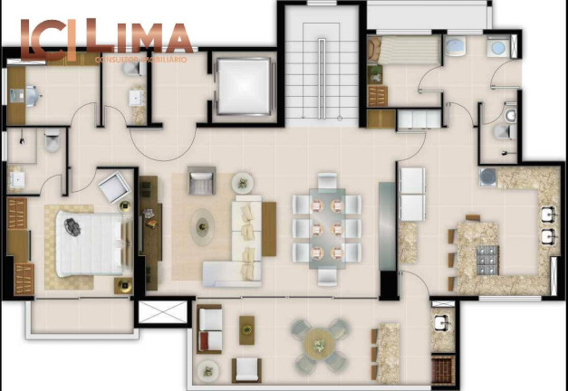 Imagem Apartamento com 3 Quartos à Venda, 172 m² em Guararapes - Fortaleza