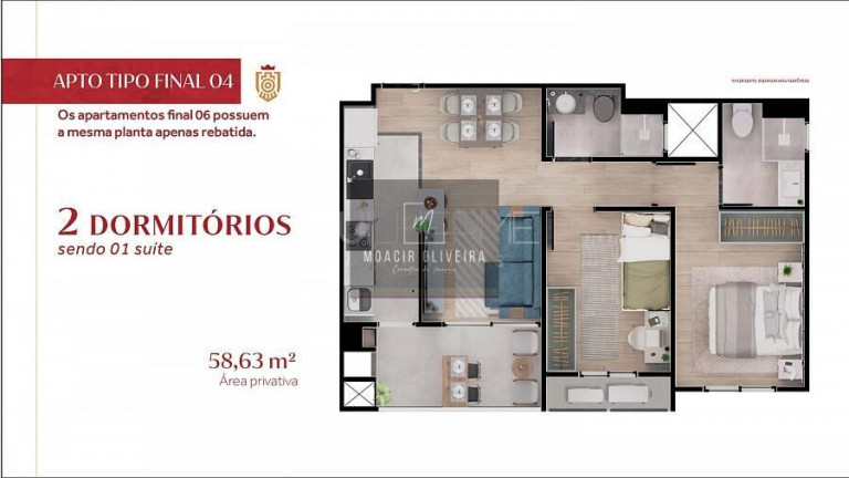 Imagem Apartamento com 3 Quartos à Venda, 66 m² em Jardim Oriental - Ourinhos Imagem Apartamento com 3 Quartos à Venda, 66 m² em Jardim Oriental - Ourinhos