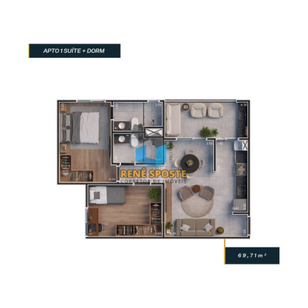 Imagem Apartamento com 1 Quarto à Venda, 64 m² em Palu - São Pedro Imagem Apartamento com 1 Quarto à Venda, 64 m² em Palu - São Pedro