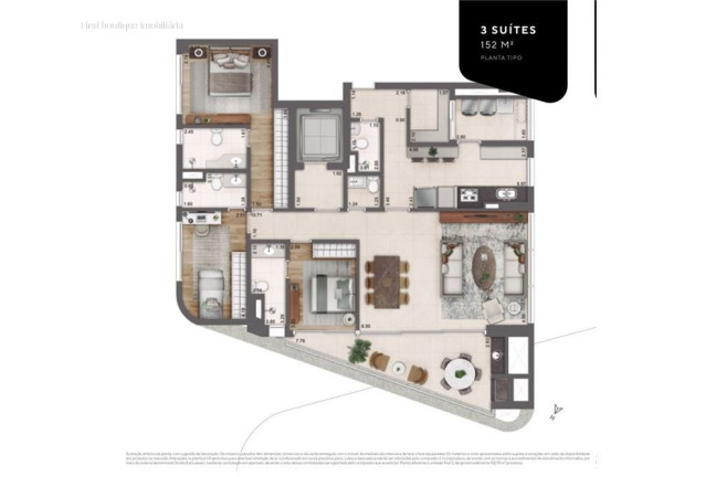 Imagem Apartamento com 3 Quartos à Venda,  em Vila Olímpia - São Paulo