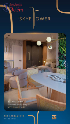 Imagem Apartamento com 1 Quarto à Venda, 39 m² em Umarizal - Belém Imagem Apartamento com 1 Quarto à Venda, 39 m² em Umarizal - Belém
