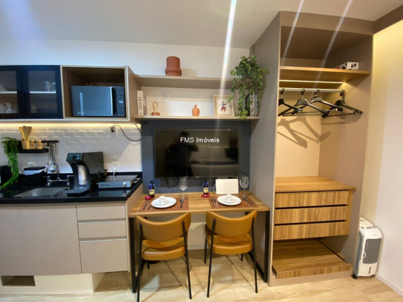 Kitnet com 1 Quarto à Venda, 21 m² em Paraíso - São Paulo