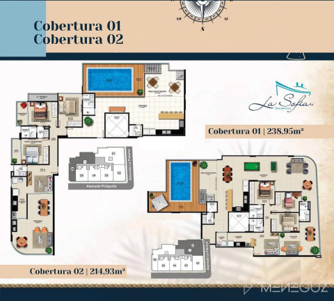 Imagem Apartamento com 2 Quartos à Venda, 86 m² em Enseada Azul - Guarapari