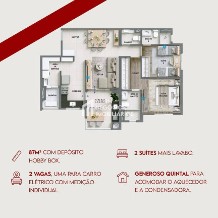 Imagem Apartamento com 2 Quartos à Venda, 87 m² em Vila Ema - São José Dos Campos Imagem Apartamento com 2 Quartos à Venda, 87 m² em Vila Ema - São José Dos Campos