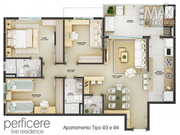 Imagem Apartamento com 3 Quartos à Venda, 101 m² em Centro - São Leopoldo Imagem Apartamento com 3 Quartos à Venda, 101 m² em Centro - São Leopoldo