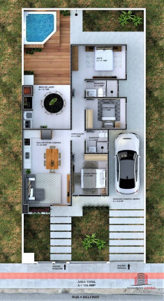 Imagem Casa com 3 Quartos à Venda, 106 m² em Bela Vista - Palhoça Imagem Casa com 3 Quartos à Venda, 106 m² em Bela Vista - Palhoça