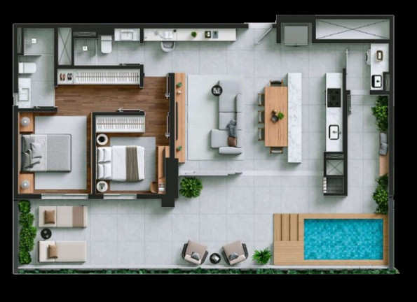 Imagem Apartamento com 2 Quartos à Venda, 81 m² em Portão - Curitiba Imagem Apartamento com 2 Quartos à Venda, 81 m² em Portão - Curitiba