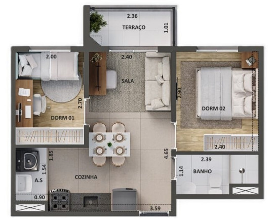 Imagem Apartamento com 2 Quartos à Venda, 32 m² em Chácara Santo Antônio (zona Sul) - São Paulo Imagem Apartamento com 2 Quartos à Venda, 32 m² em Chácara Santo Antônio (zona Sul) - São Paulo