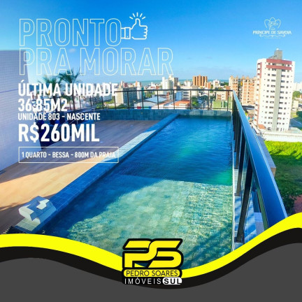 Imagem Apartamento com 1 Quarto à Venda, 36 m² em Bessa - João Pessoa Imagem Apartamento com 1 Quarto à Venda, 36 m² em Bessa - João Pessoa