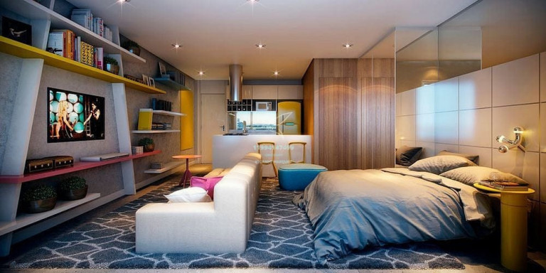 Imagem Studio com 1 Quarto à Venda, 47 m² em Campo Belo - São Paulo