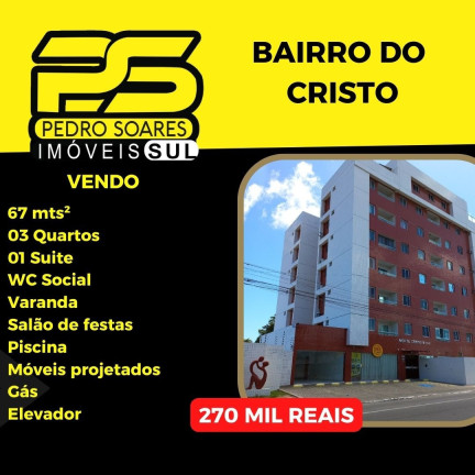 Apartamento com 3 Quartos à Venda, 67 m² em Cristo Redentor - João Pessoa