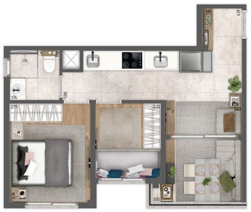 Imagem Apartamento com 2 Quartos à Venda, 39 m² em Vila Mariana - São Paulo Imagem Apartamento com 2 Quartos à Venda, 39 m² em Vila Mariana - São Paulo