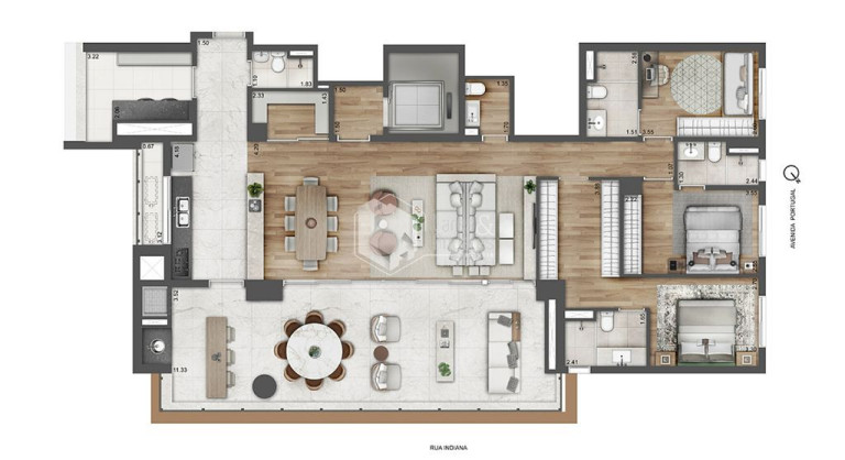 Imagem Apartamento com 4 Quartos à Venda, 190 m² em Brooklin Paulista - São Paulo Imagem Apartamento com 4 Quartos à Venda, 190 m² em Brooklin Paulista - São Paulo