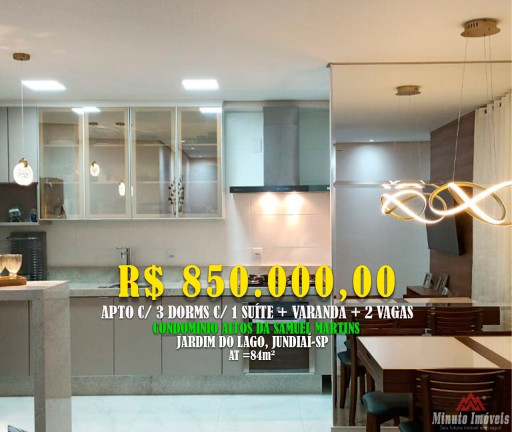 Imagem Apartamento com 3 Quartos à Venda, 84 m² em Jardim Do Lago - Jundiaí Imagem Apartamento com 3 Quartos à Venda, 84 m² em Jardim Do Lago - Jundiaí