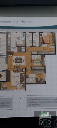 Imagem Apartamento com 3 Quartos à Venda, 103 m² em Caxias Do Sul Imagem Apartamento com 3 Quartos à Venda, 103 m² em Caxias Do Sul