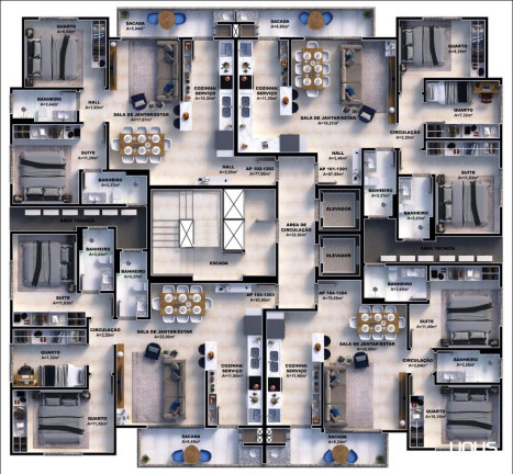 Imagem Apartamento com 2 Quartos à Venda, 87 m² em Pedra Branca - Palhoça Imagem Apartamento com 2 Quartos à Venda, 87 m² em Pedra Branca - Palhoça