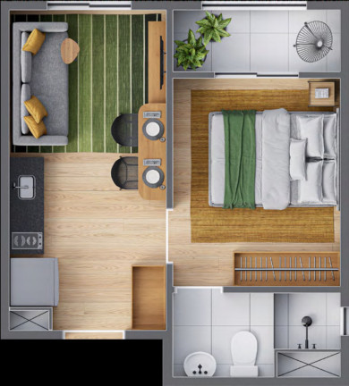 Imagem Apartamento com 1 Quarto à Venda, 25 m² em Vila Guarani (z Sul) - São Paulo Imagem Apartamento com 1 Quarto à Venda, 25 m² em Vila Guarani (z Sul) - São Paulo