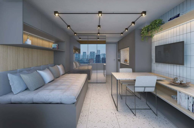 Imagem Apartamento com 1 Quarto à Venda, 35 m² em Brooklin Novo - São Paulo